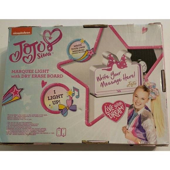 JoJo Siwa Color-In Marquee Table Light Pink - Picture 3 of 3